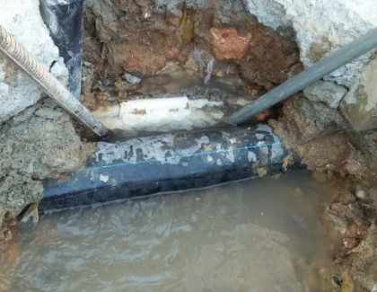 柳城测漏水之水管漏水